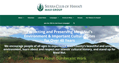 Desktop Screenshot of mauisierraclub.org